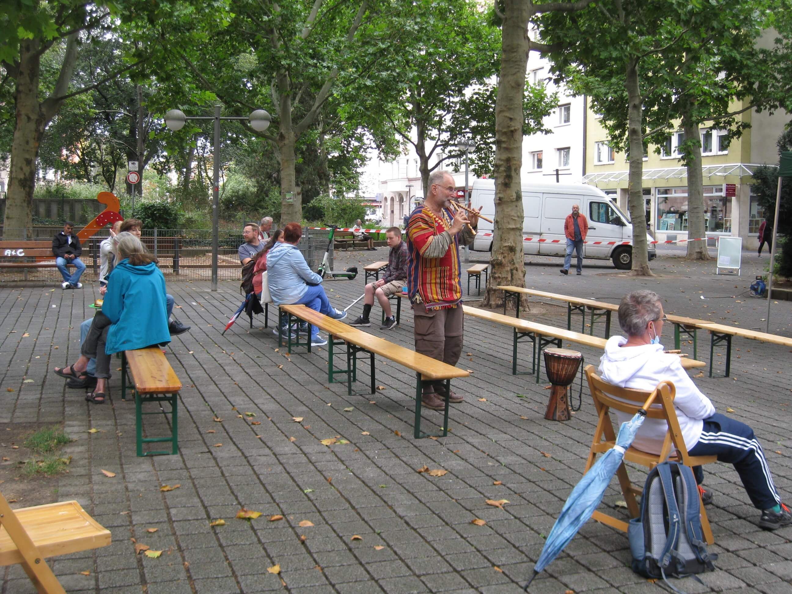 Spontanmusik beim Kopernikusplatzfest