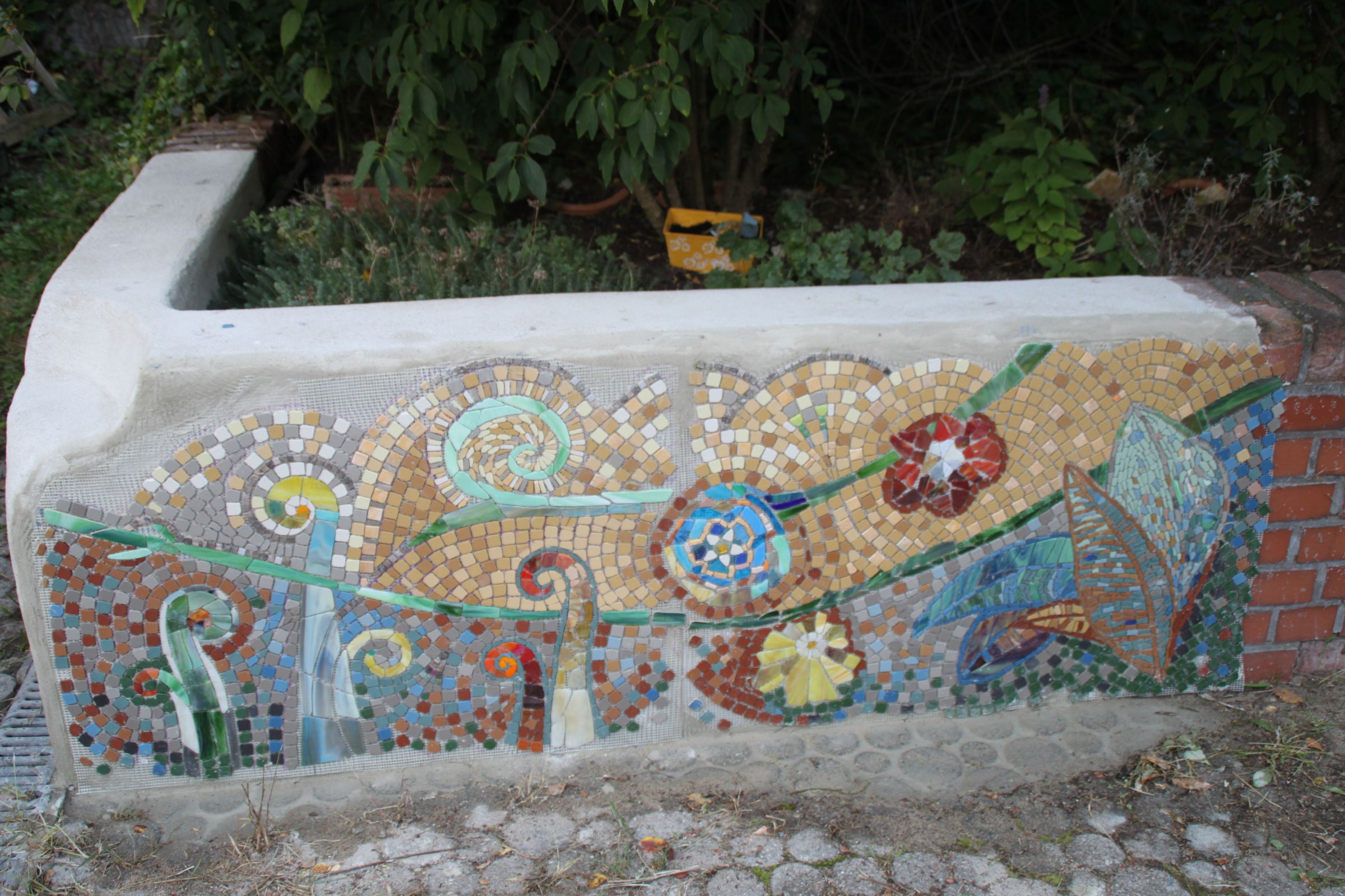 Mosaikmauer