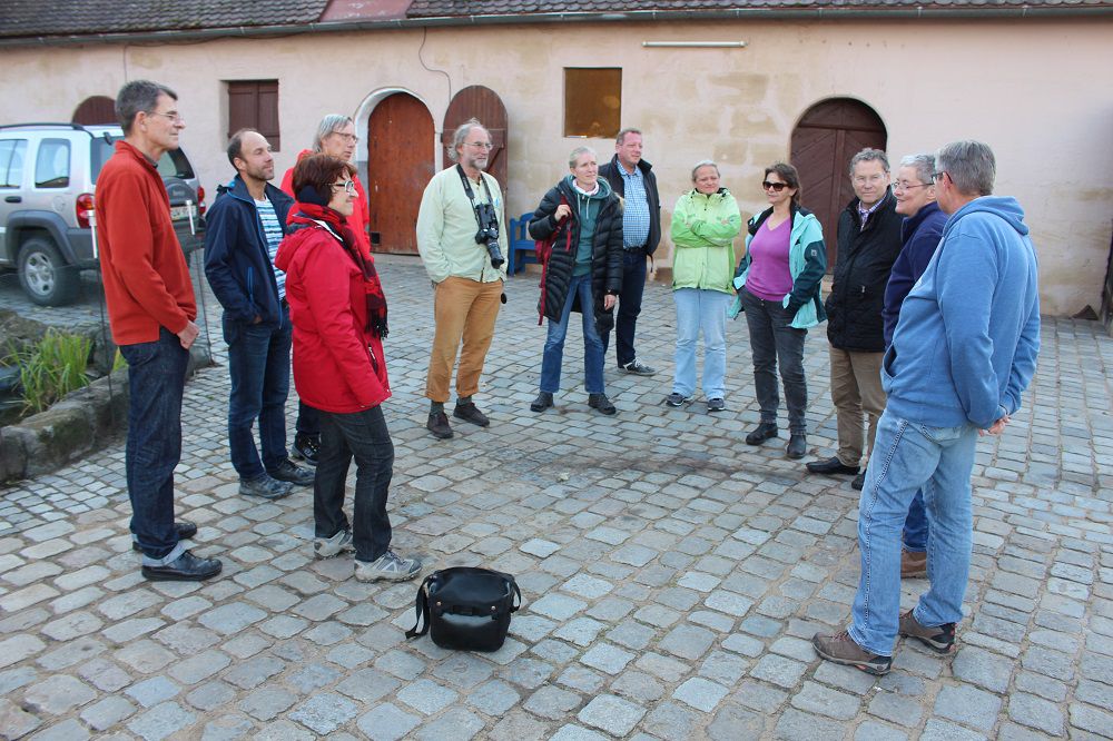 Die BN-Gruppe auf dem Volland-Hof
