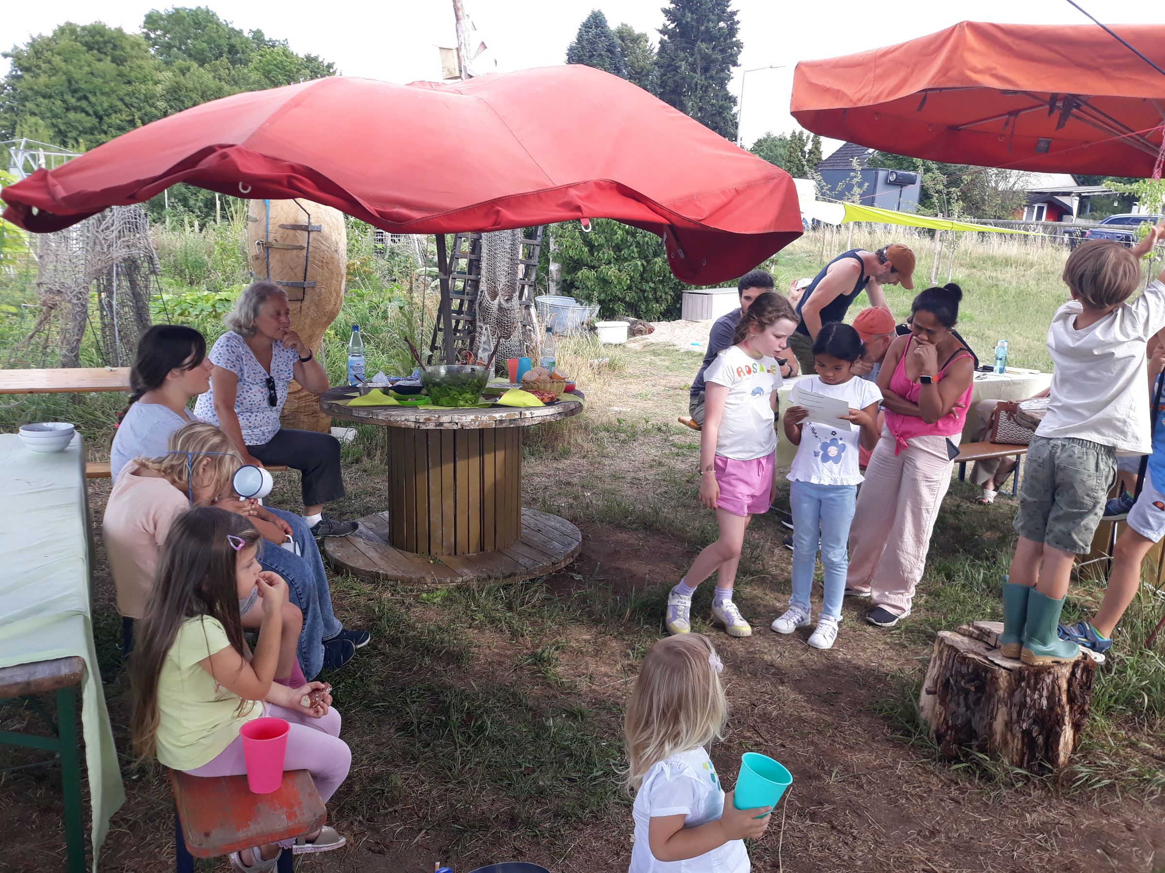 Sommerfest auf dem Kinderacker in Gebersdorf