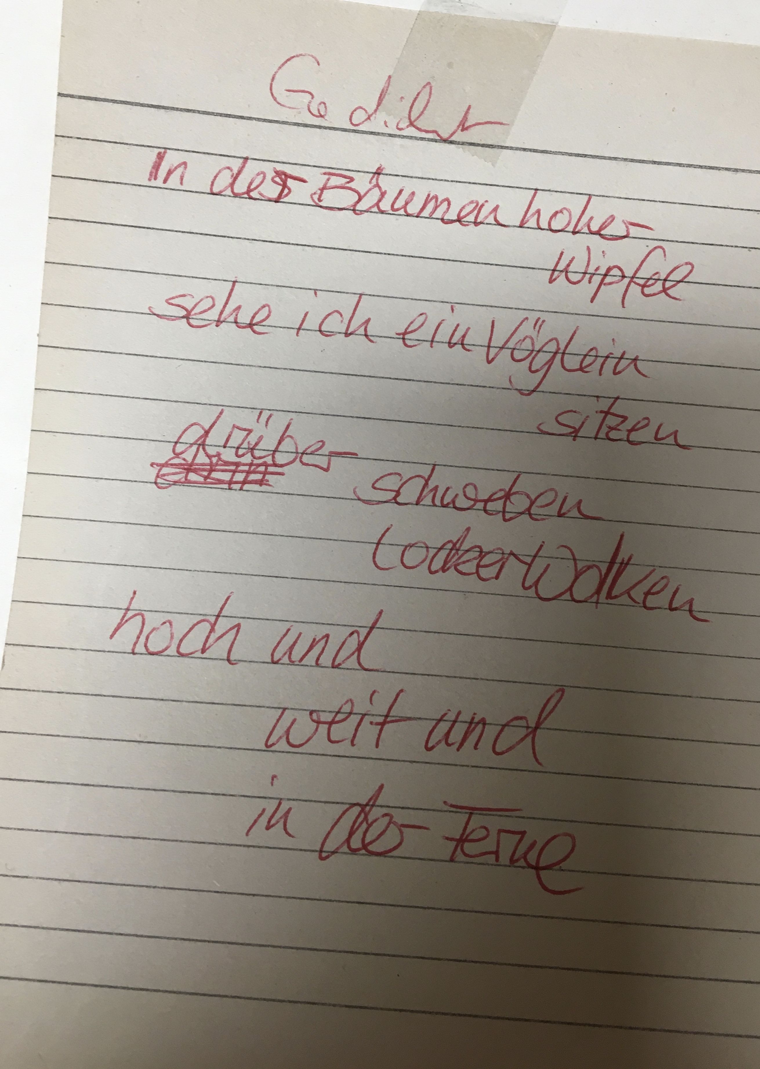 Gedicht