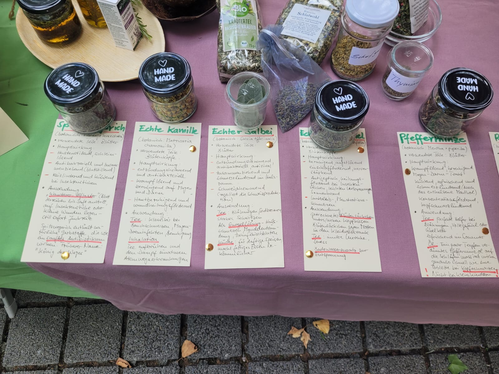 Informationen über Kräuter