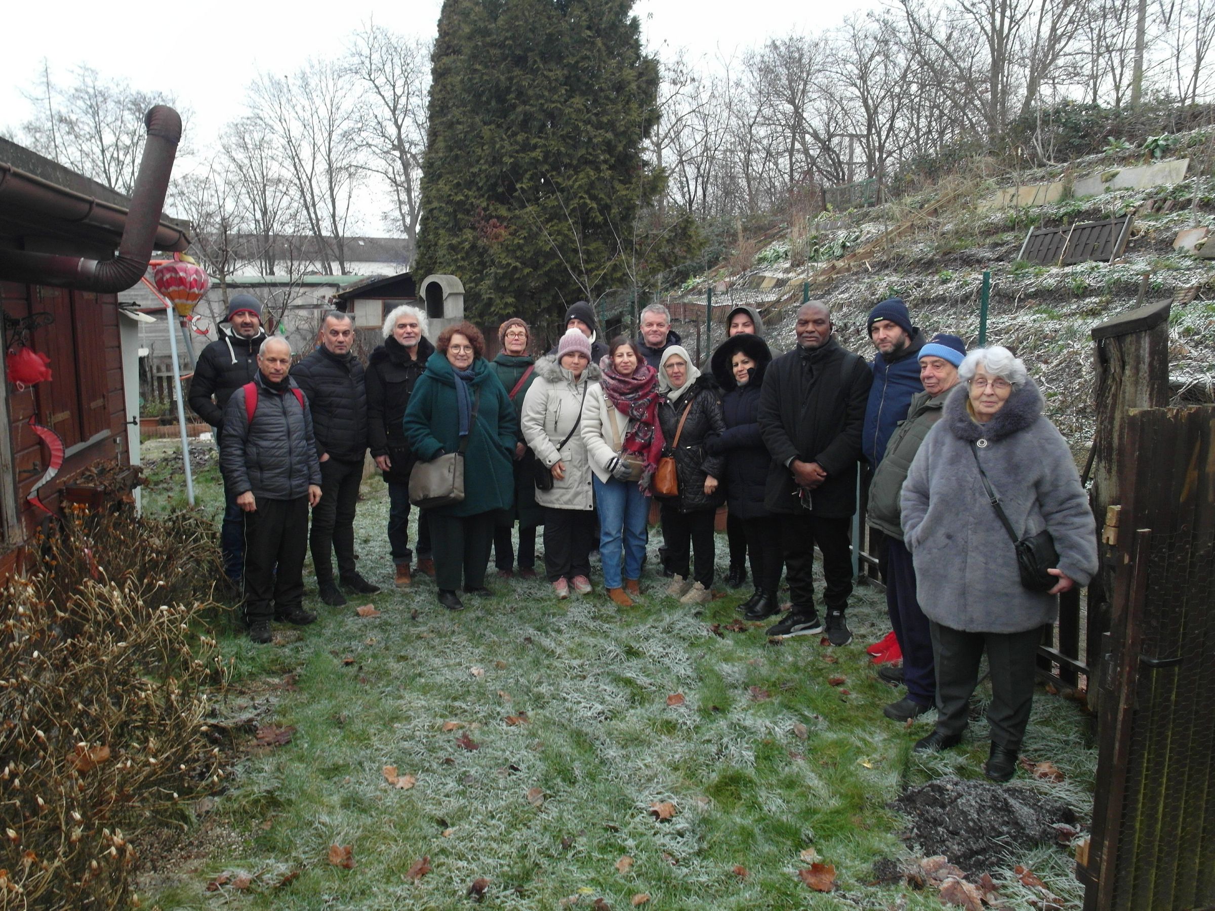 Gruppenbild der Kleingärtner