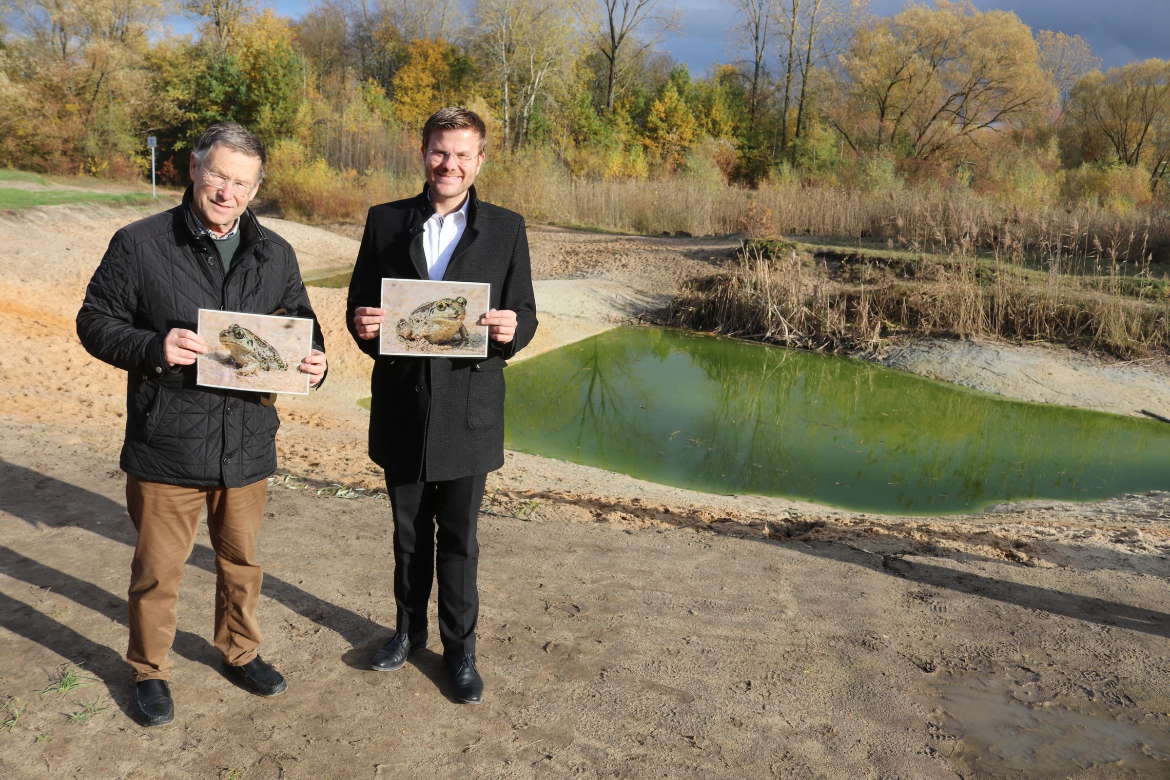 Marcus König und Dr. Otto Heimbucher