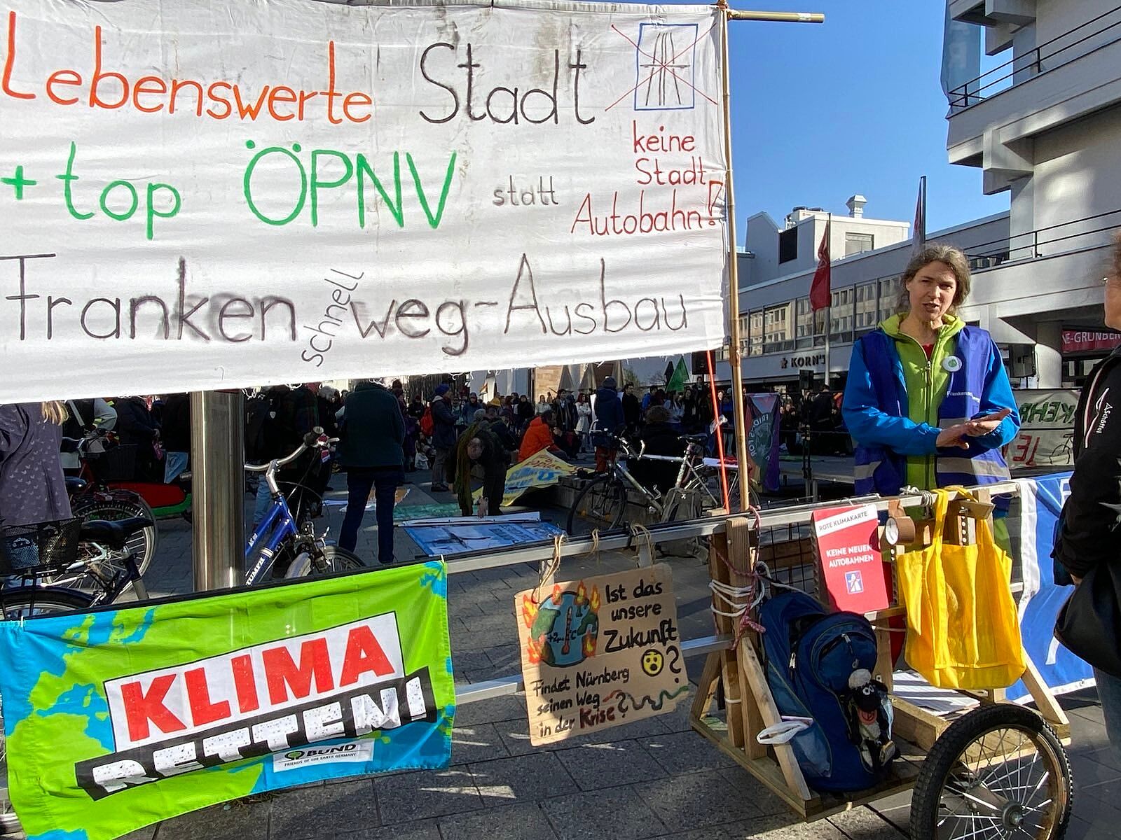 Demo gegen Frankenschnellwegausbau