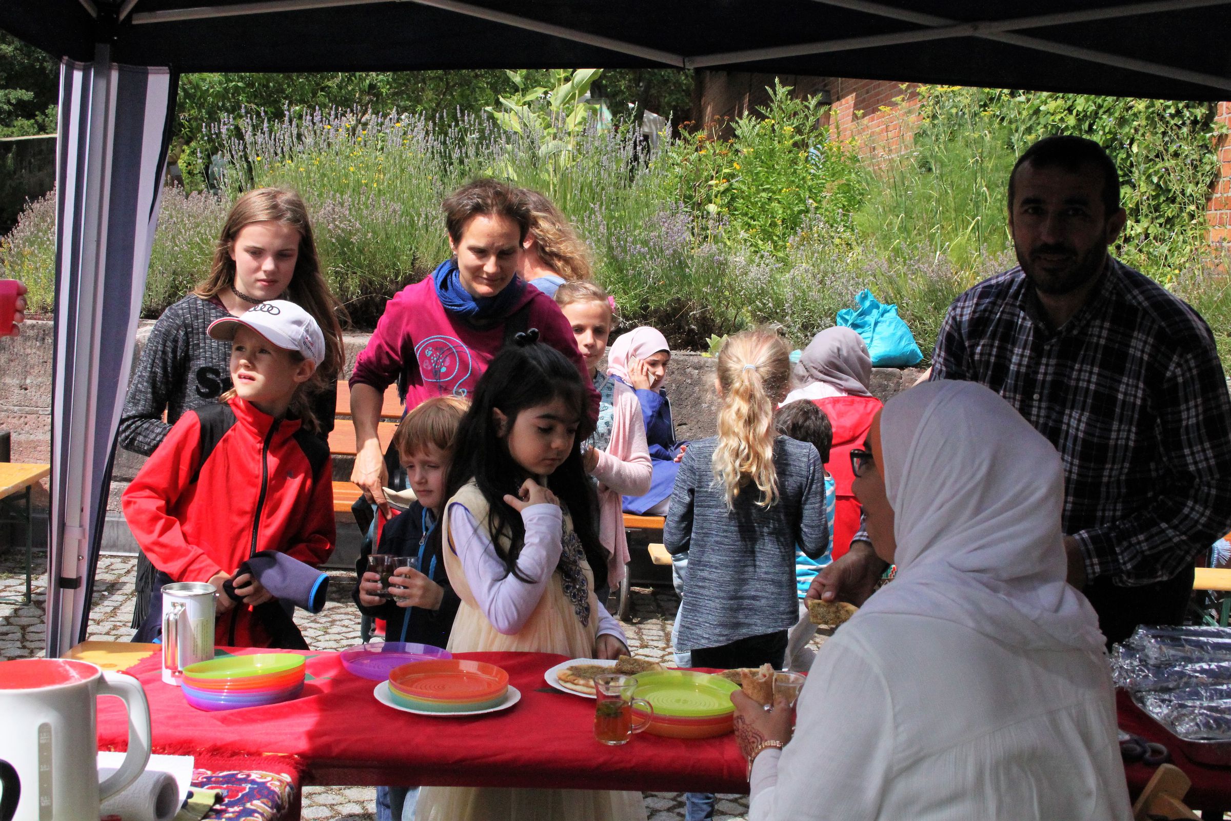 Heilkräutergartenfest 2017 – hausgemachte Falafel