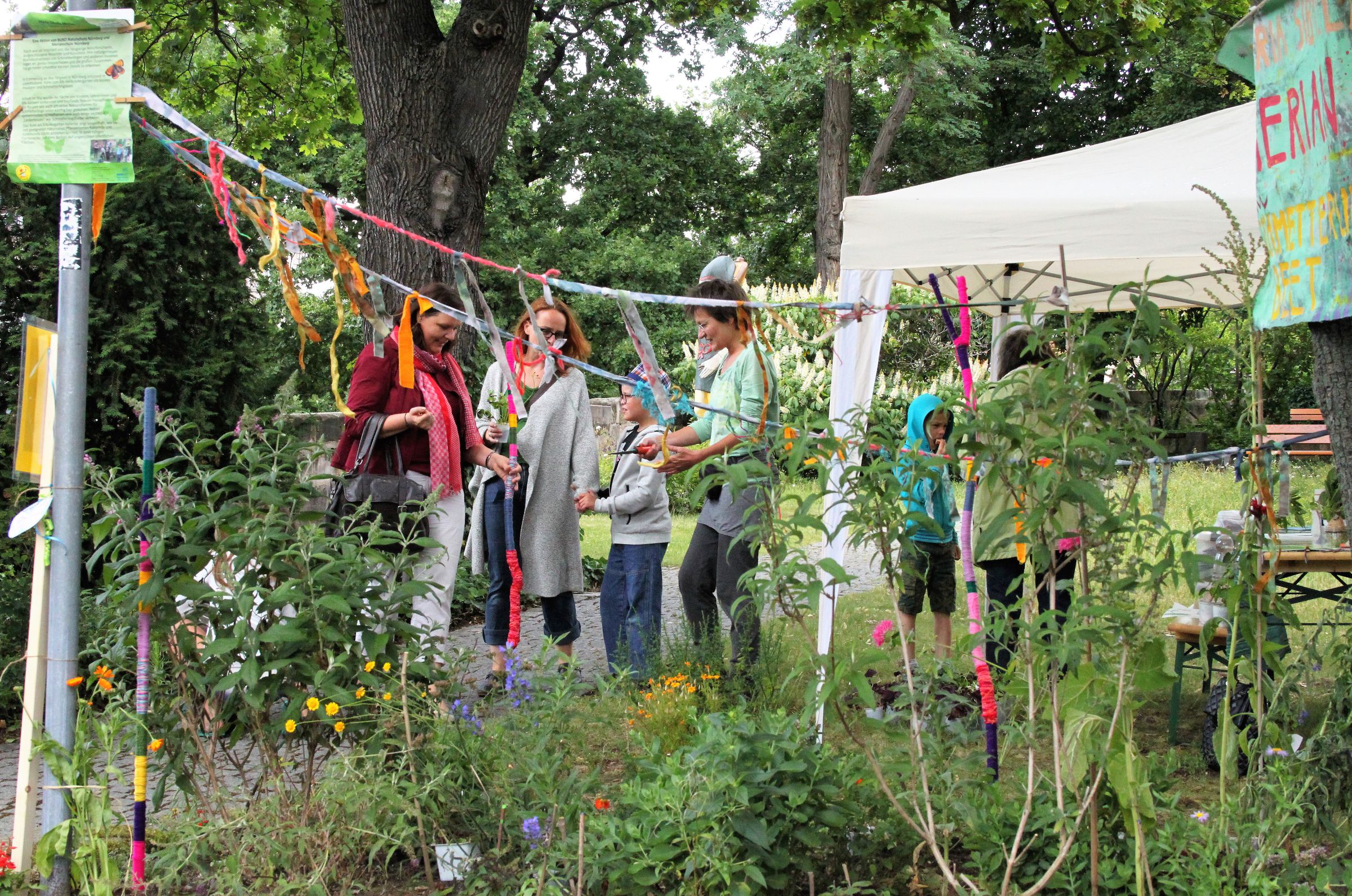 Heilkräutergartenfest 2017 – Merian-Beete