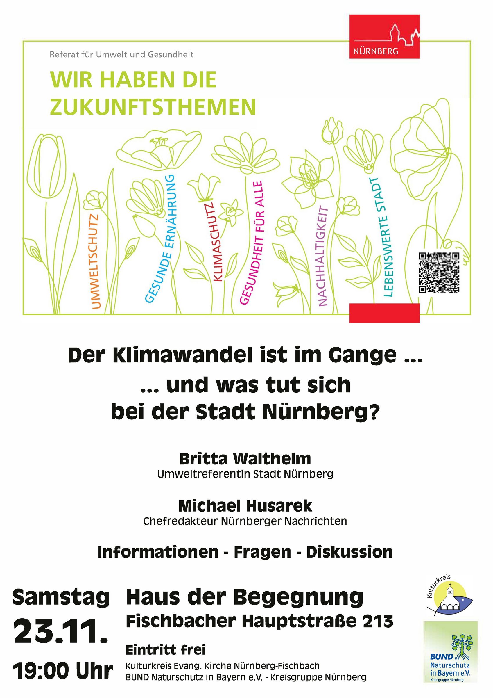 Plakat Klimawandel Stadt Nürnberg